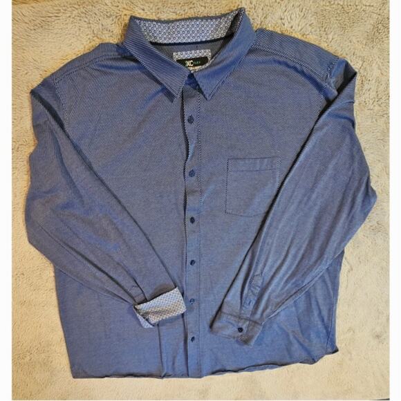 Johnson & Murphy XC Flex® Stretch Long-Sleeve Shirt Button Down Casual Sz XXXL - Picture 3 of 12